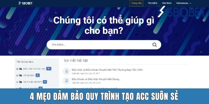 4 mẹo đảm bảo quy trình tạo acc suôn sẻ